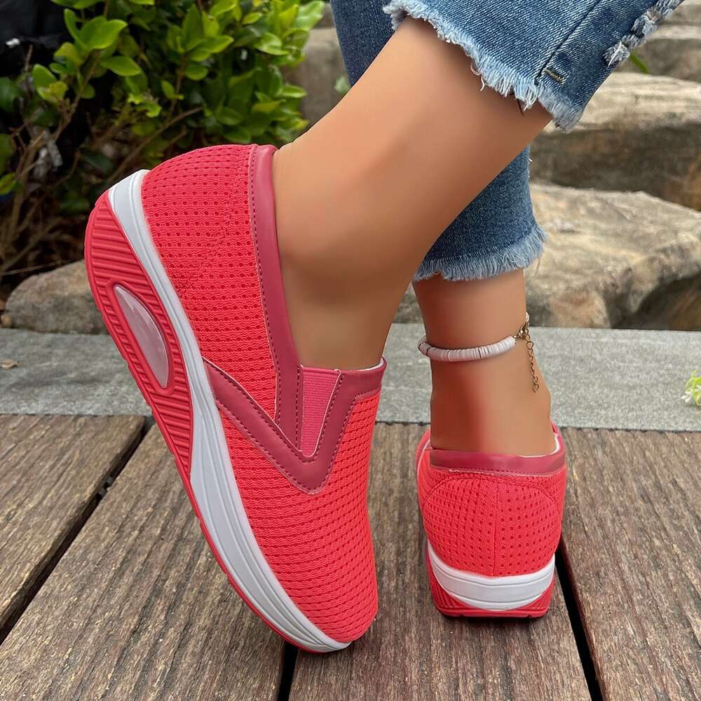 Large Summer Temu New Women S Fashion Flame Red Sports Casual Single Shoes Ddmysaturn
