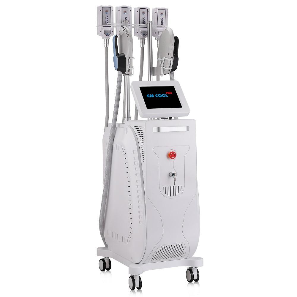 Cryo+EMS 2 In 1 Slimming Machine 10.4 Inch Two Cryo Hand Two EMS Hand 4 Handles Fat Freeze Cryolipolysis Slim Machine