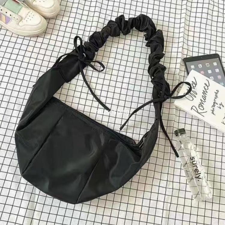 High quality soft leather material popular in spring and summer new single shoulder bags foreign trade crossbody bags Oxford cloth pleated women'