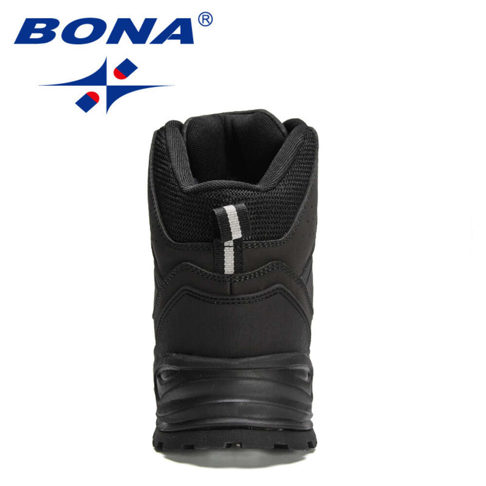 Designers BONA New Winter Snow Men Plush Action Leather Super Warm Ankle Man Outdoor Hiking Boots Mansculino Ddmysaturn