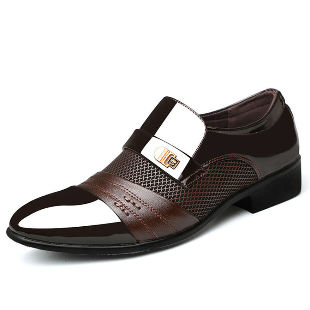 Large Business New Dress Youth British Leather Shoes Men S Fashion Ddmysaturn