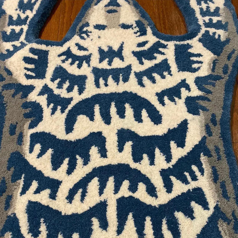 Home Furnishings Artistic Carpet Human Made Classic Polar Bear Shape Rug Parlor Bedroom Playroom Hypebeast Collection Handtufted Trending Floor Mat Su