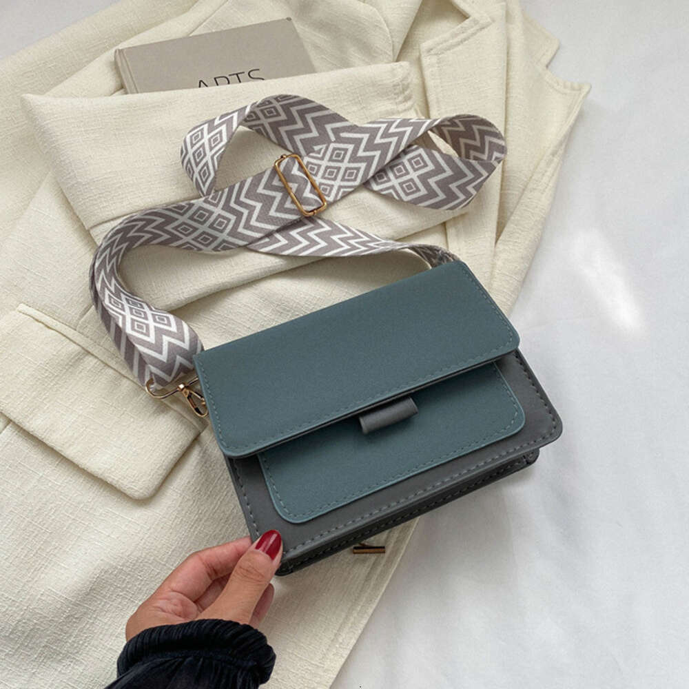Fashion Wide Strap Crossbody Daily Used, Square Matte Pu Leather Shoulder Bags Handbags For Women ddmy d54d