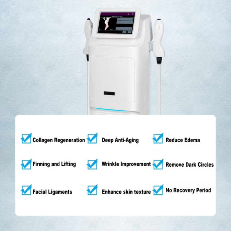 Hot 2 Handles Radio Frequency RF Machine Skin Tightening Wrinkle Removal Face Smooth Body Sculpting Fat Burning Hip Lifting Thermal Massage Machine