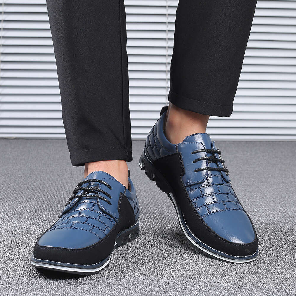 Large New Extra Leather Korean Edition Soft Sole Men S Trendy Shoes Anti Slip Wear Resistant High End Style Ddmysaturn