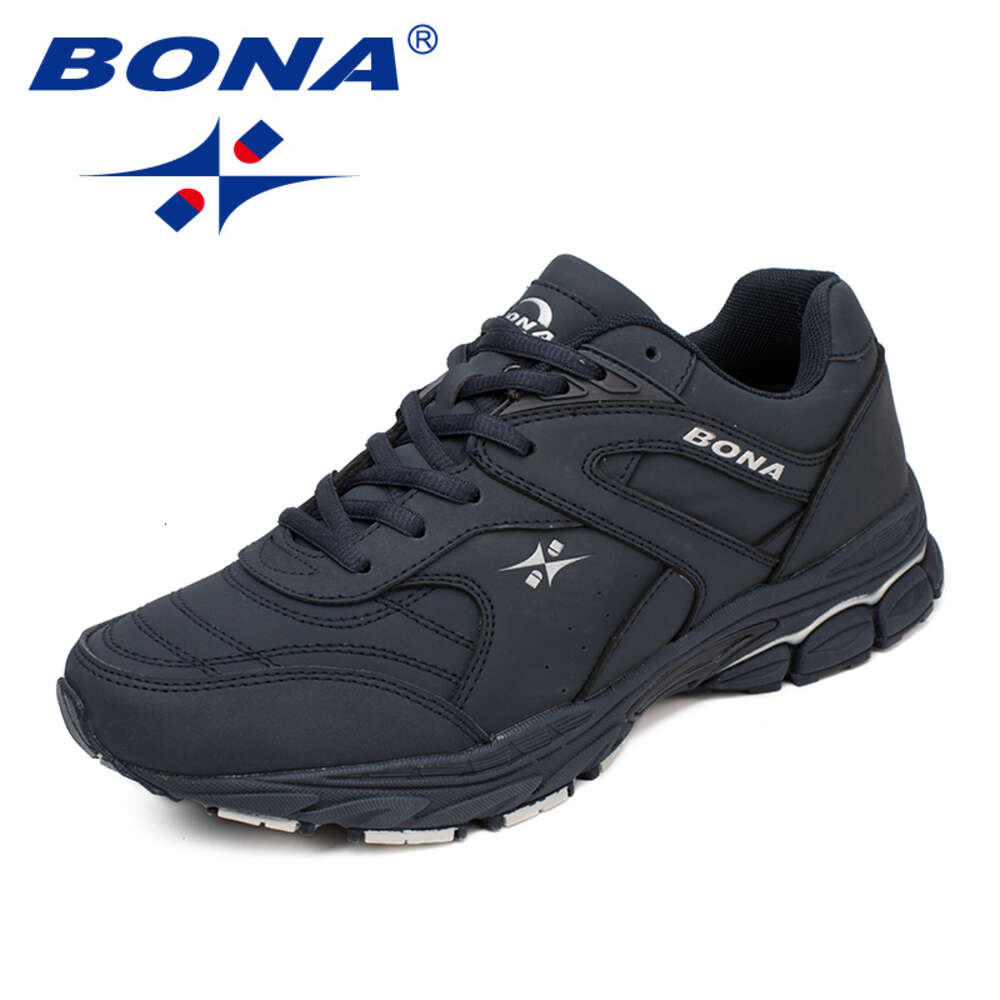Ddmyoutdoor BONA New Classics Style Running Lace Up Men Athletic Shoes Outdoor Jogging Sneakers Comfortable Light Free Shipping