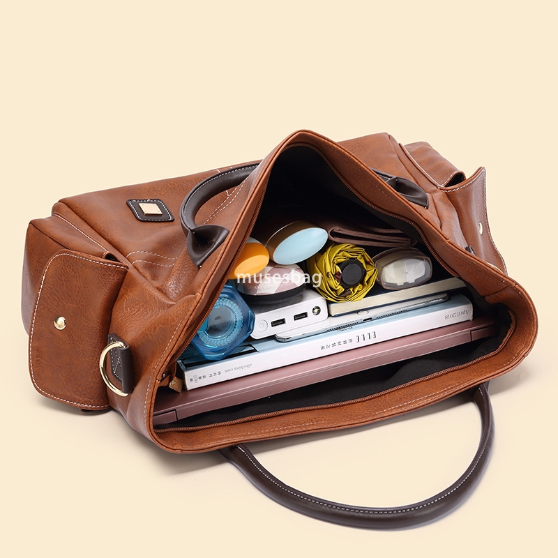 Designer Women's High Quality Classic Multi functional Large Bag European and American Retro Practical Tote Bag Large Capacity One Shoulder Handb