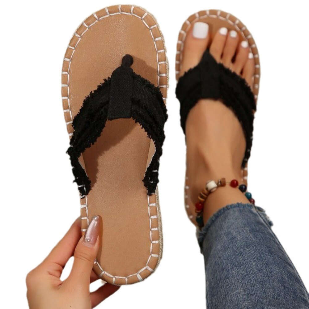 Summer Large Size New Women S Minimalist And Fashionable Beach Flat Bottom Flip Flop Ddmysaturn