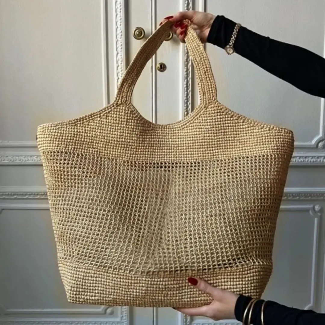 Top quality Raffias Straw Weave Shopping Designer Tote bag Woman men's Large Capacity Crochet handbags clutch Shoulder Beach Bags Lady shop Weekender travel bag