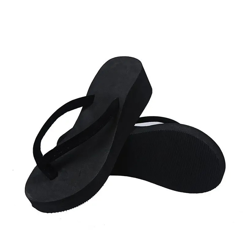 Slippers Bohemian Shoes Platform Ladies Sandals Wedges Beach Home Slippers Women Flip Flops Memory Foam Flip Flops for Women 240619
