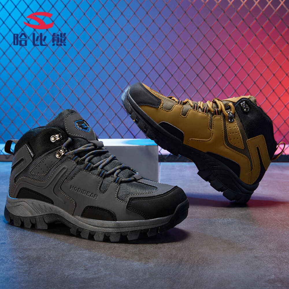 Men S HOBIBEAR Autumn New Casual Trendy Large Medium Top Outdoor Mountaineering Shoes Ddmysaturn