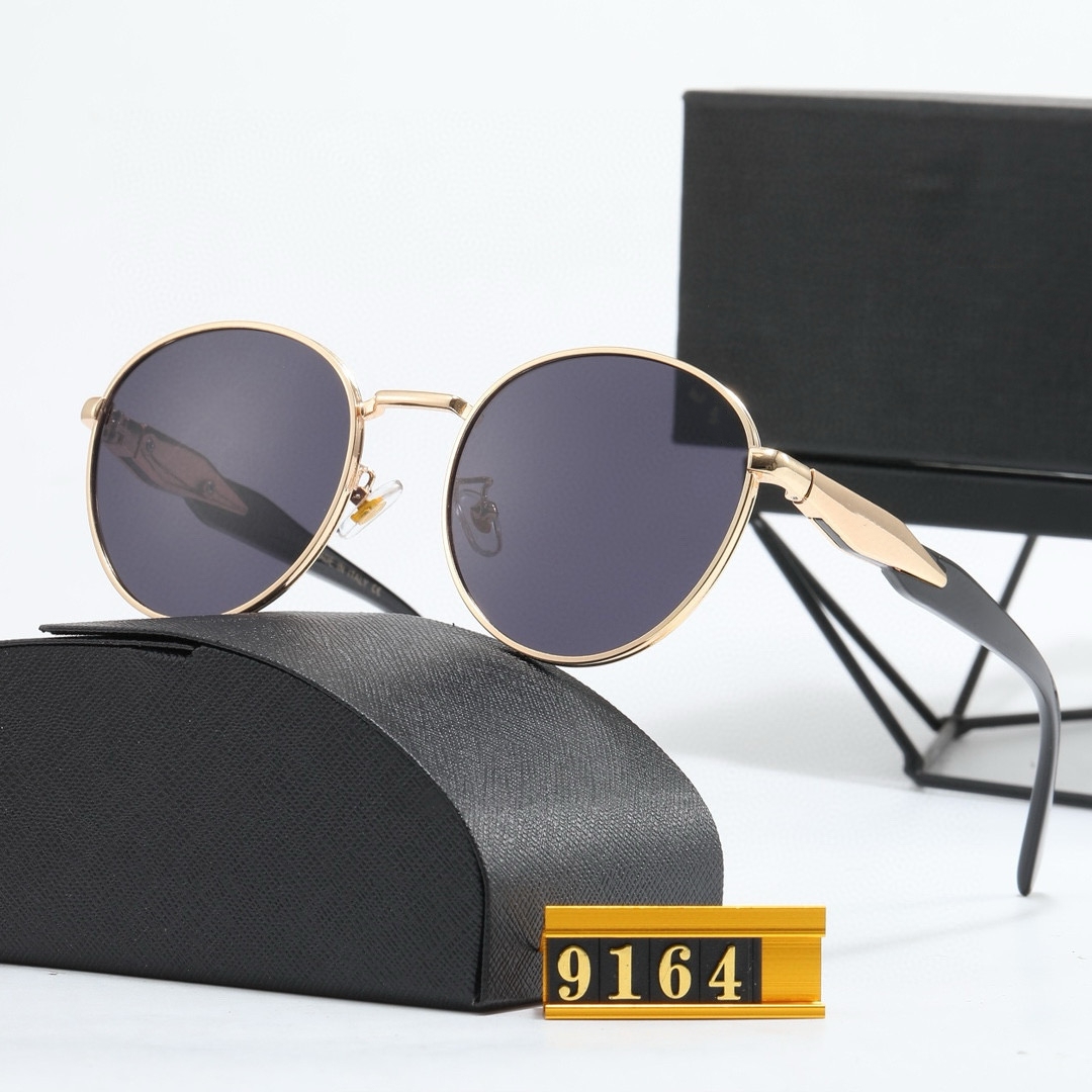 Fashion Designer Sunglasses 9164 Women oval Glasses Womens Sunglass UV400 Polarized Glass Lens