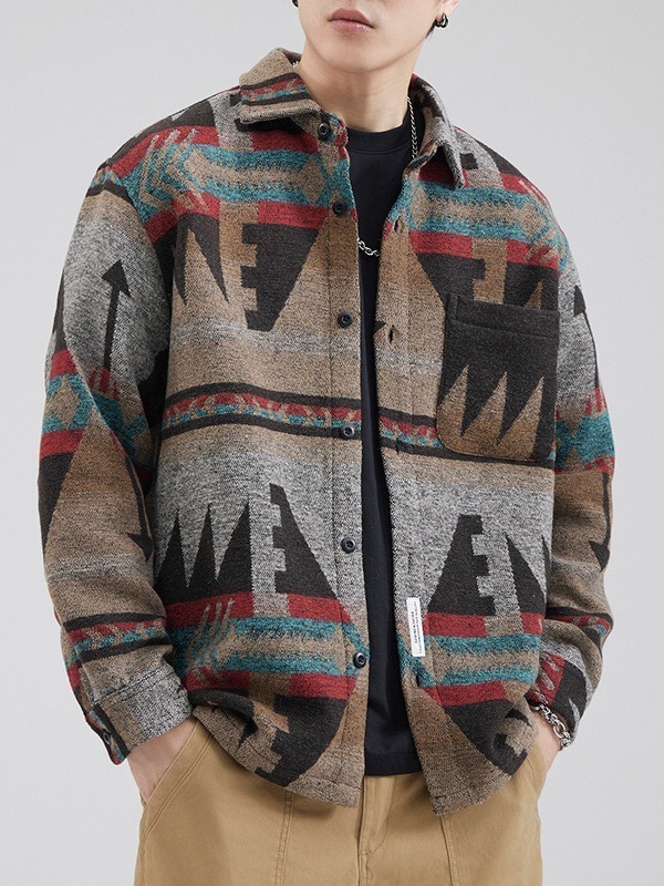 Bomber Jacket Men 2019 Autumn Mens Jacket Patchwork Print Fleece Winter Jacket Male Jackets Men Plus Size M-5XL Chaquetas Hombre LY191206