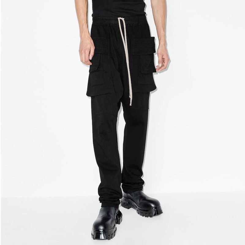 Spring Summer Casual Men Trousers Solid Color Harajuku Lightweight Cargo Pants Fashion Straight Pants