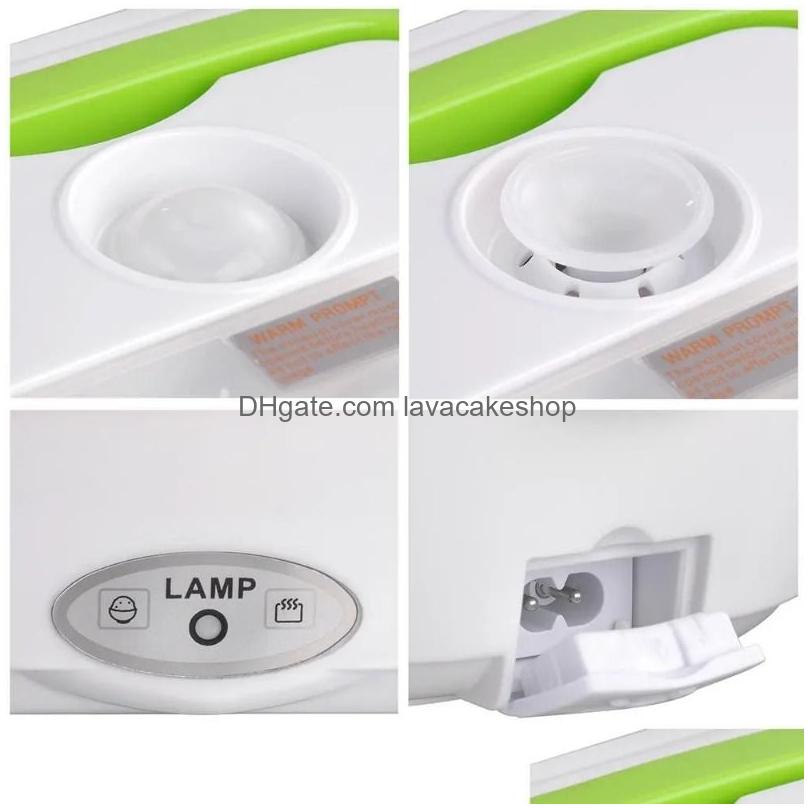 Electric Heating Lunch Box for Car/Truck/Home Portable Food Warmer Container 12V/24V/110V/220V US/EU Plug Leakproof | 2024 New