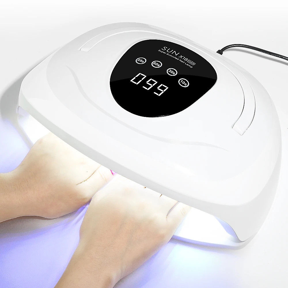 72LEDs UV LED Nail Lamp For Gel Nail Polish Professional Nail Dryer Light With 4 Timing setting Auto Sensor Nail Art Tool 240620