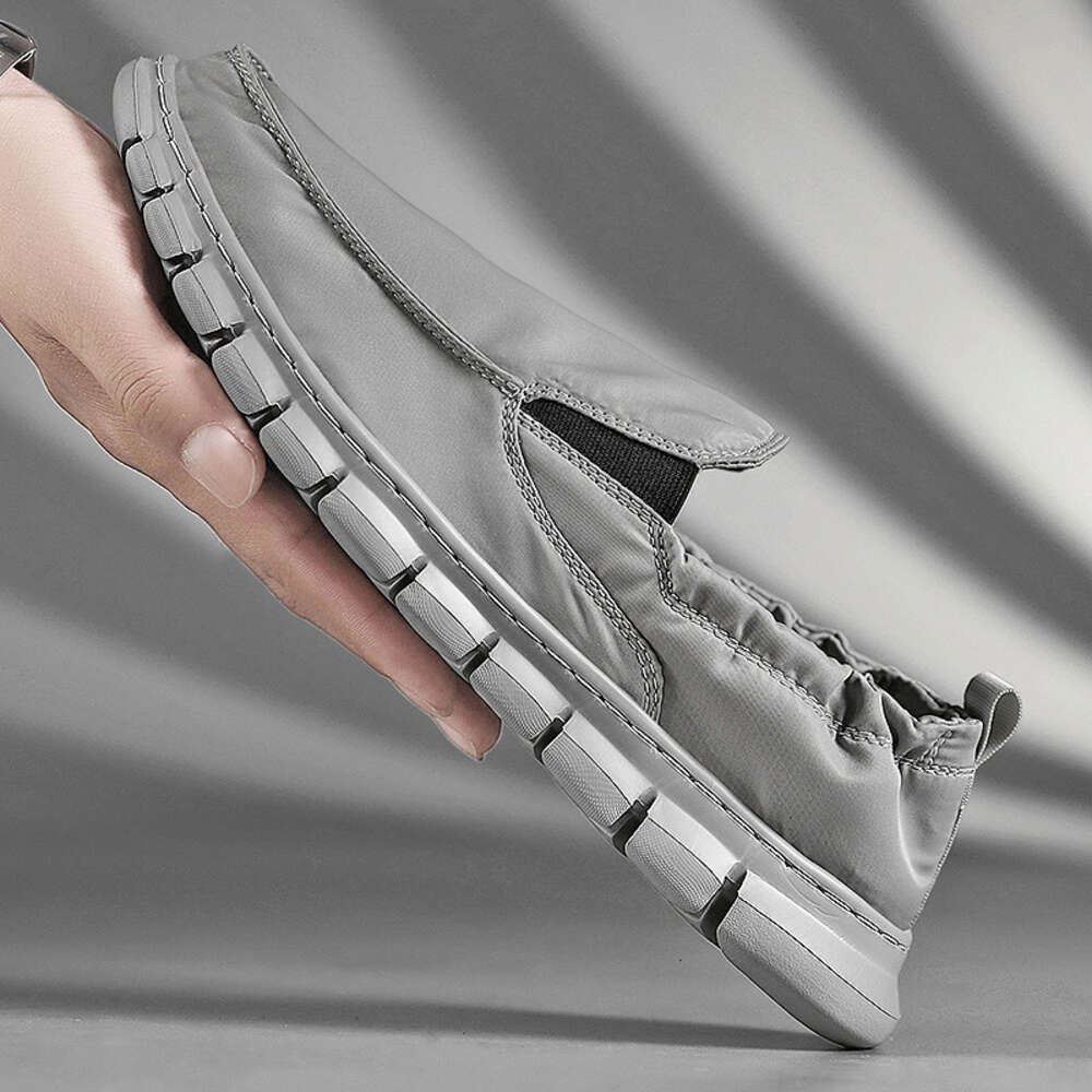 Ddmyoutdoor Breathable Casual Oversized Canvas One Foot Lazy Lightweight Sewn Shoes Thin Cloth Men S Shoes