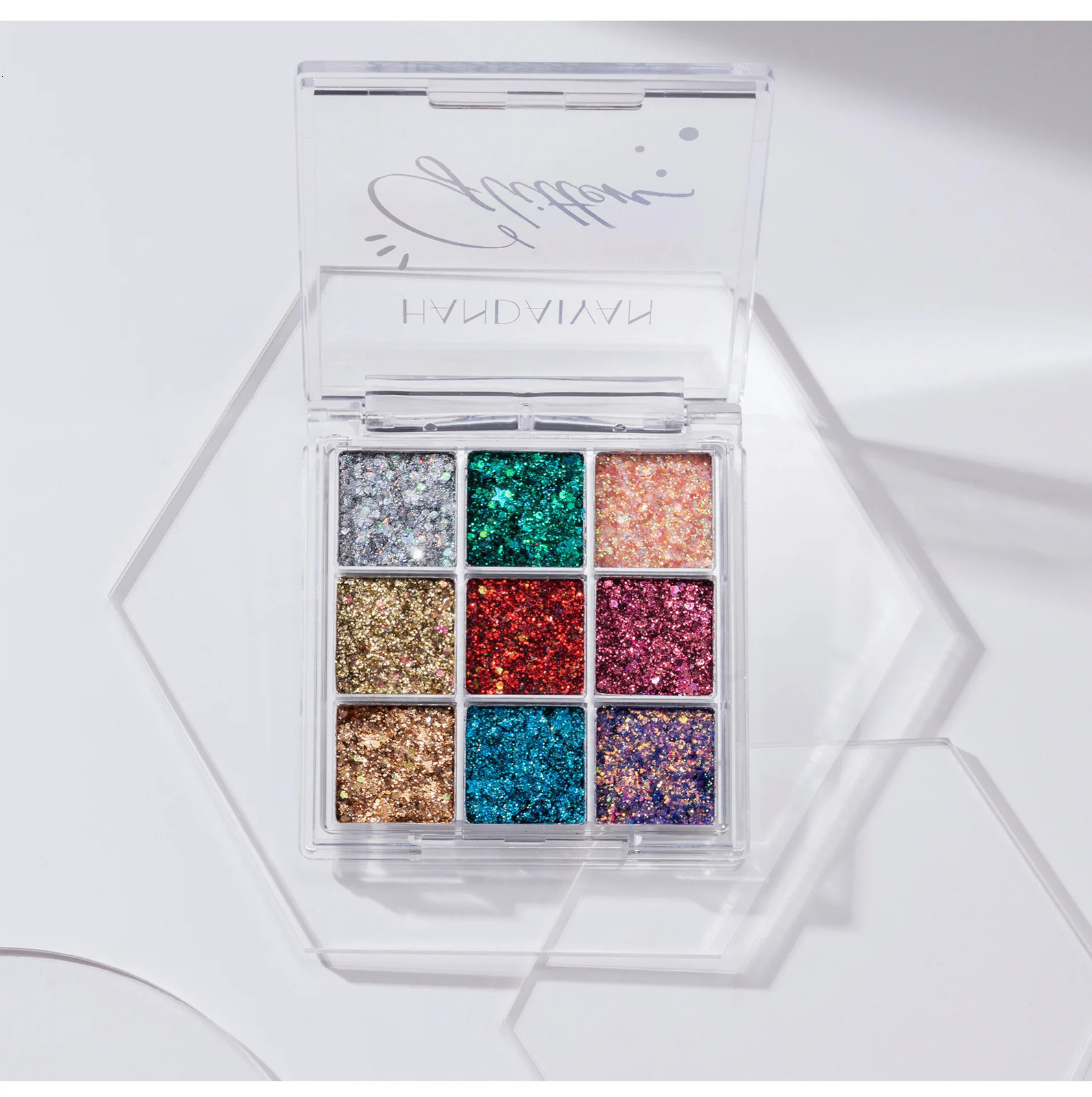 Shimmer Eyeshadow Glitter Body Face Art Loose Sequins Diamond Jewels Rhinestones Makeup Pallet Waterproof Party Festival 240709