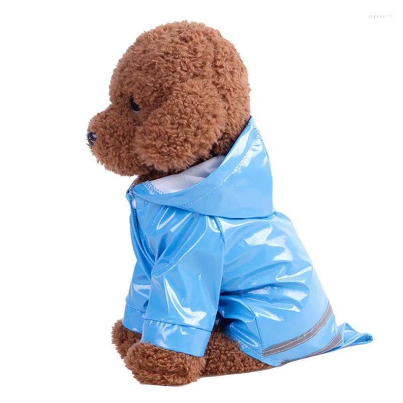 Update Dog Apparel Pet Rain Coat Summer Outdoor S-Xl Hoody Waterproof Jackets PU Raincoat For Dogs Cats Clothes