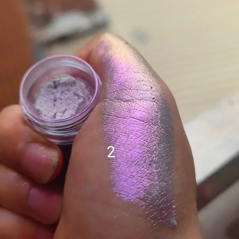 Infinite Chrome Laser Eyeshadow Chameleon Pigment Rainbow Eyeshadow Powder Light Change Holographic Eyeshadow Pigment Glitter 240620