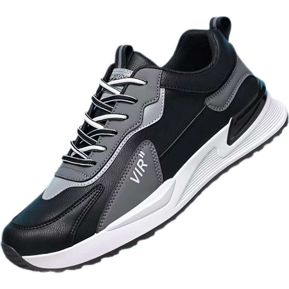 Autumn Spring And New Leather Waterproof Sports Dad Casual Korean Edition Trendy Youth Forrest Gump Men S Shoes Ddmysaturn