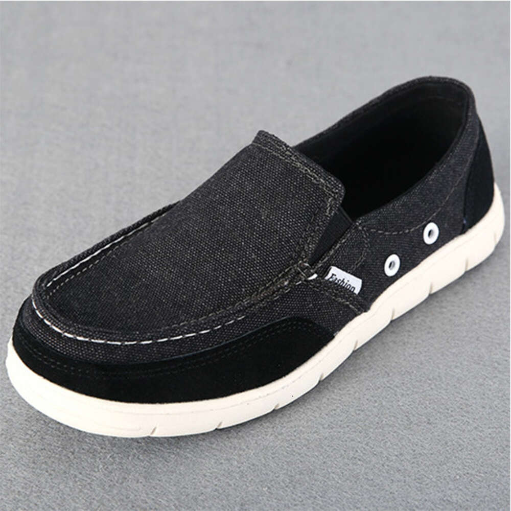 Ddmysports Spring Season Men S Old Beijing Large Canvas Casual And Breathable One Step Kick Autumn Dad Father Shoes Wide Feet OUTDOOR
