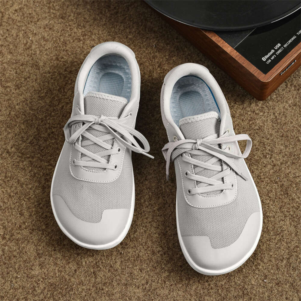 Wide toe mesh, oversized barefoot shoes, wide last, men's loafers