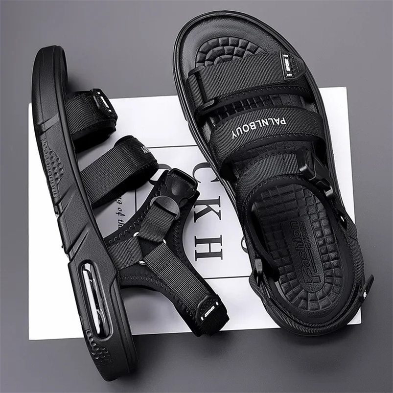 High Quality Sandals Men Fashion Outdoor Beach Comfort Casual Shoes Summer Male Large Size Sandalias Platform Rome Sandals 240619