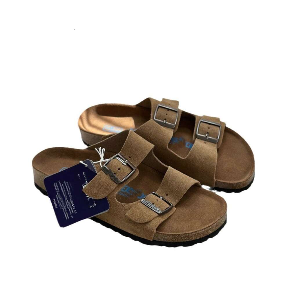 Produced Beef Dongguan Products Men Women Summer Flat Bottomed Outer Wear Couple Double Row Buttoned Sandals And Single Shoes Ddmysaturn