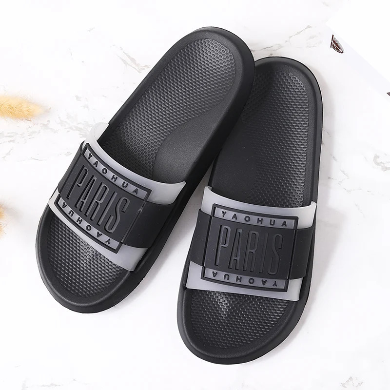 Summer Men Slippers Indoor Home Slides Bathroom Slippers Massage Loafers Men Outdoor Clogs Garden Shoes Beach Sandals Flip Flops 240620