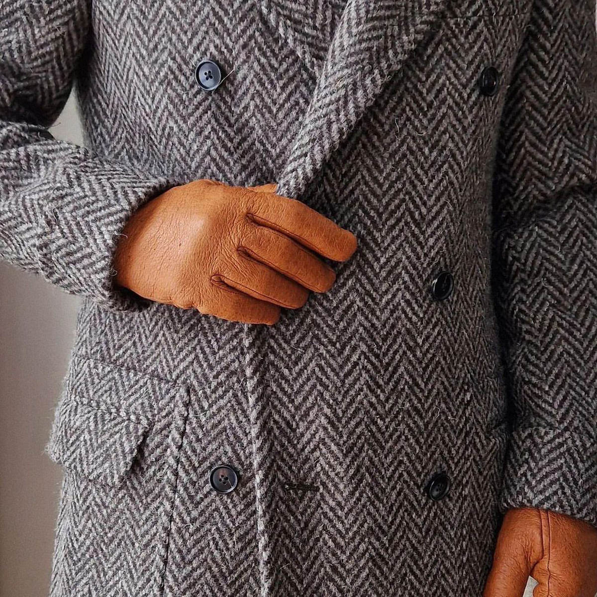 Vintage Mens Long Coat Formal Suits Notched Lapel Business Birthday Double Breasted Warm Tailored Fit Prom Party Tuxedos Blazer Only One Jacket