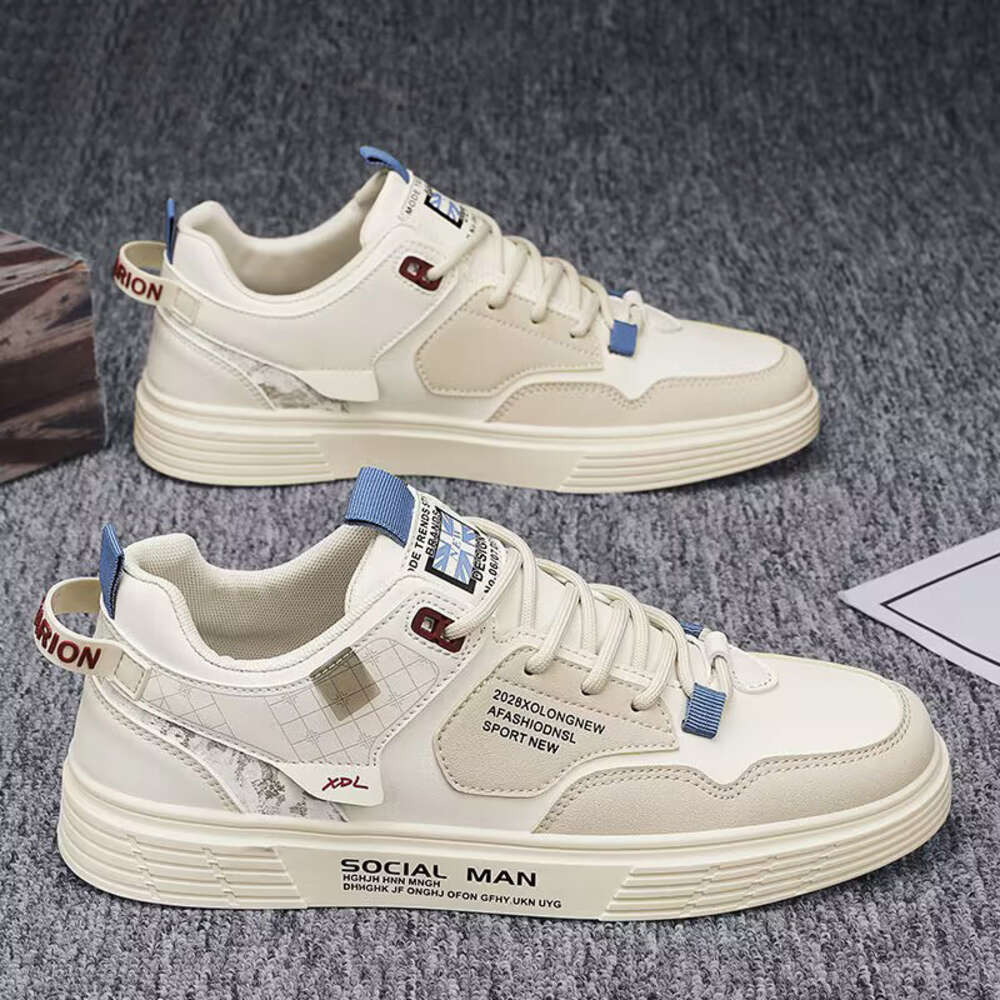Men's 2024 New Summer Small White Korean Version Trendy Oversized Board 46 Size Casual Sports Shoes