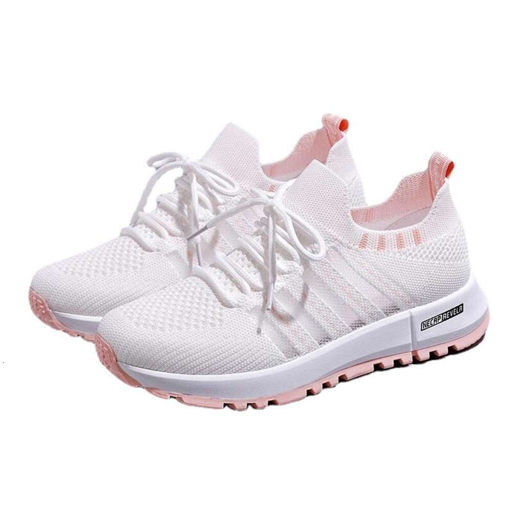 Ddmyoutdoor Spring New Versatile Sports Summer Women S Round Head Breathable Mesh Casual Running Single Shoes