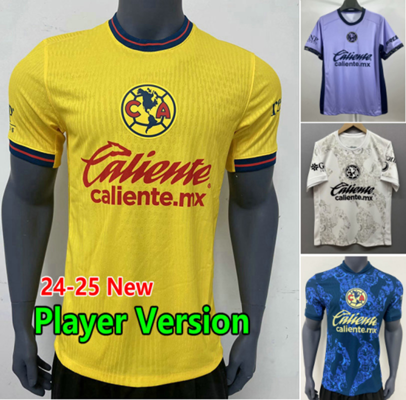 2024 Club America Soccer Jerseys fans player mexician Liga MX 23 24 25 FIDALGO HENRY Camisas de Futebol D.VALDES J.QUINONES A.ZENDEJAS Football Shirts men kids uniforms