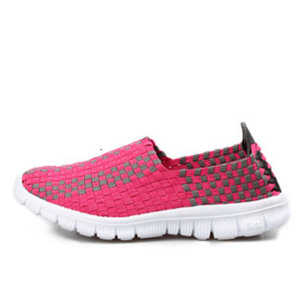 Ddmysports Spring And Autumn Couple Women S Korean Edition Trendy Soft Sole Andmade Woven Men Breathable Lazy Casual Shoes OUTDOOR