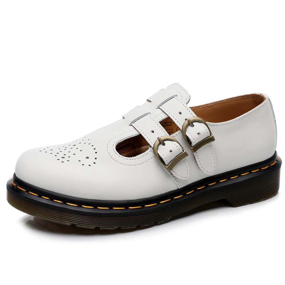 MARYJANE Mary Jane 8065 Genuine Leather Low Cut Martin Shoes Women's British Fashion Student Casual DML Sole