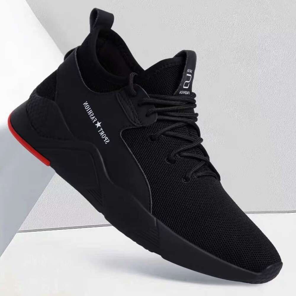 Ddmyoutdoor Summer Sports Men S Korean Version Trendy Casual Shoes Thick Soles High And Low Cut Fly Woven Breathable Running Shoes