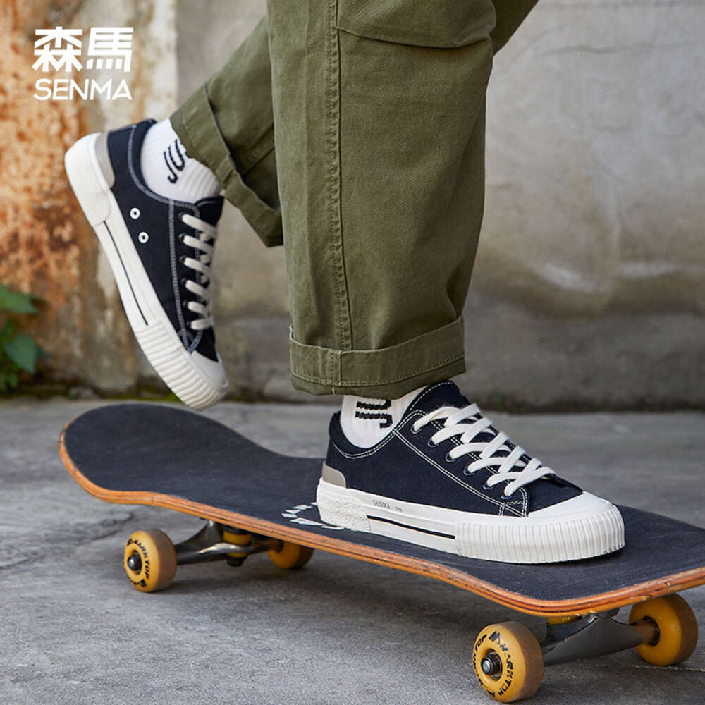 Ddmyoutdoor Senma Black Canvas For Men S Summer Breathable Trend Versatile New Low Top Board Casual Cloth Shoes