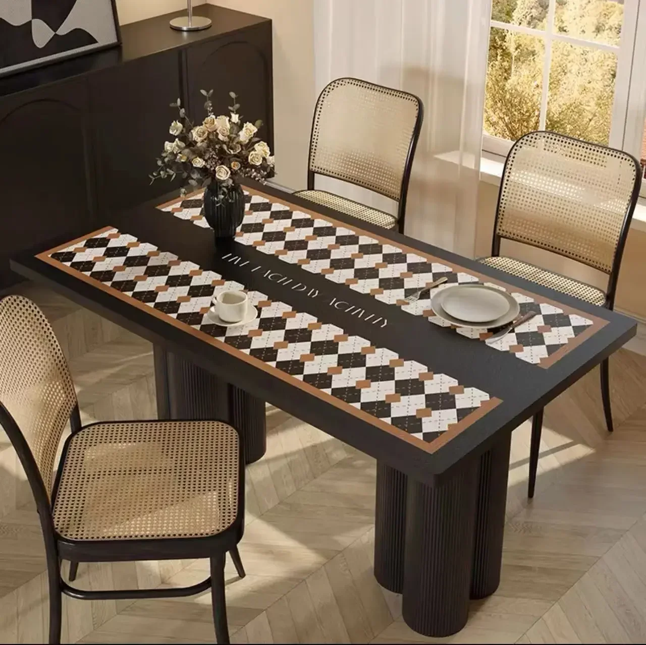 Manteles Redondos De Mesa Tischtuch Rund Living Room Accessories Decor Housse Table Rectangulaire UX7E01