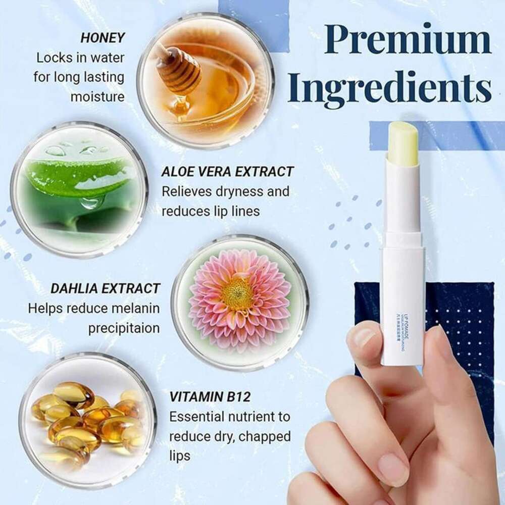 1pcs Balm Effective Removal Black Lighten Dark Melanin Moisturizer Scrub Lip Care F620-5