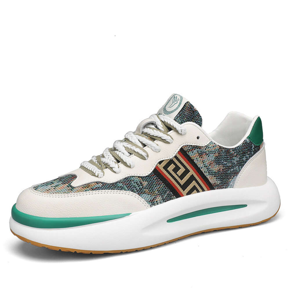 Ddmysports Men S New Fashionable And Trendy Casual Board Couple Versatile Sports Shoes Men Low Top Thick Sole Small White OUTDOOR
