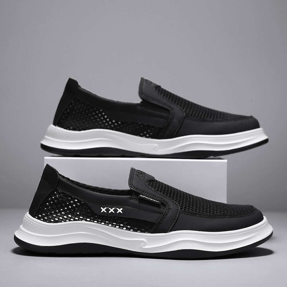 Ddmyoutdoor New Board Spring Summer Casual Large Mesh Hollow One Step Lazy Breathable Work Shoes