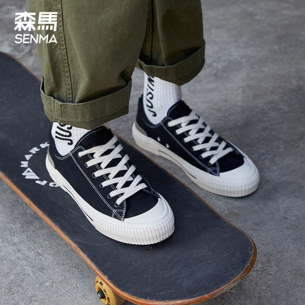 Ddmyoutdoor Senma Black Canvas For Men S Summer Breathable Trend Versatile New Low Top Board Casual Cloth Shoes