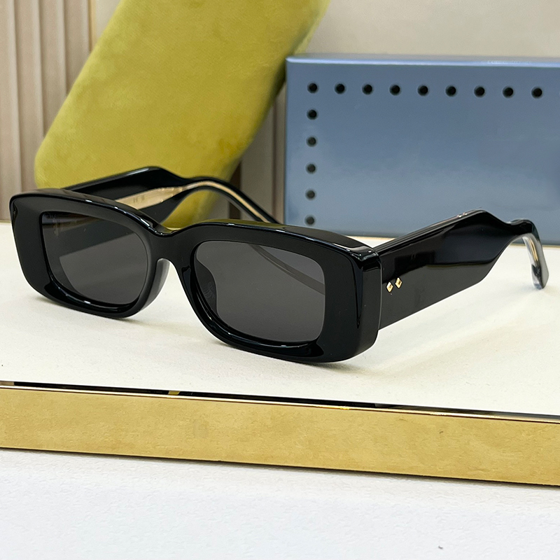 Man Woman Square Sunglasses Luxury Designer Sunglasses Acetate Frame Mirror Sun Glasses Outdoor fashion girl sunglasses 1528S Radiation Protection UV400