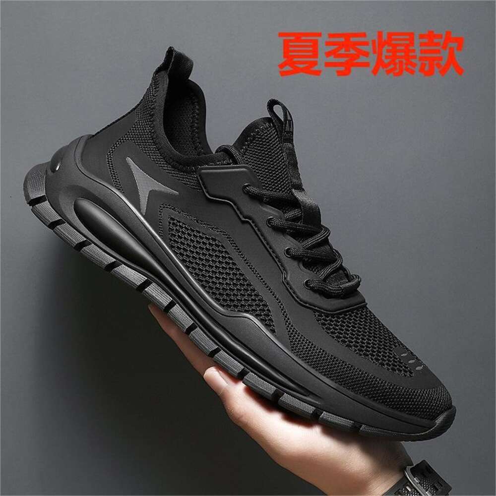 Ddmysports Summer Casual Hollowed Out Mesh Flying Woven Breathable Comfortable Versatile Running Sports Men S Shoes Not Smelly Feet OUTDOOR