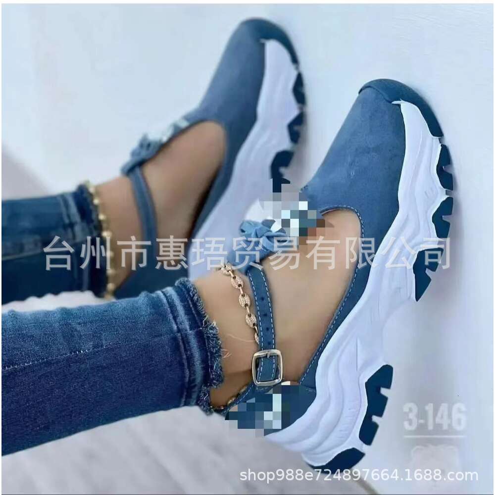 Ddmysports New Large Casual One E Buckle Bow Ollow Single Shoes Women S OUTDOOR