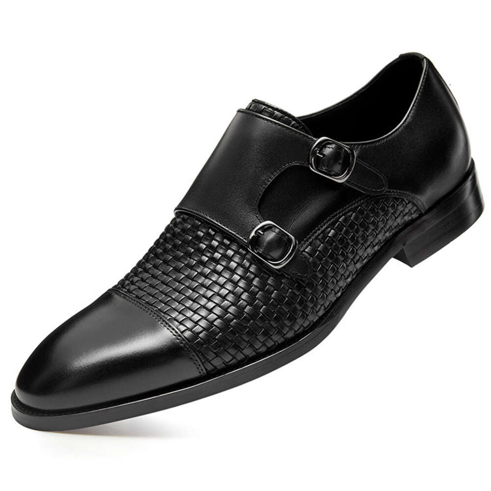 Business Top Colored Layer Cowhide Rubber Sole Cover Shoes Belgian Loafers Fashion Casual British Men S Leather Ddmysaturn