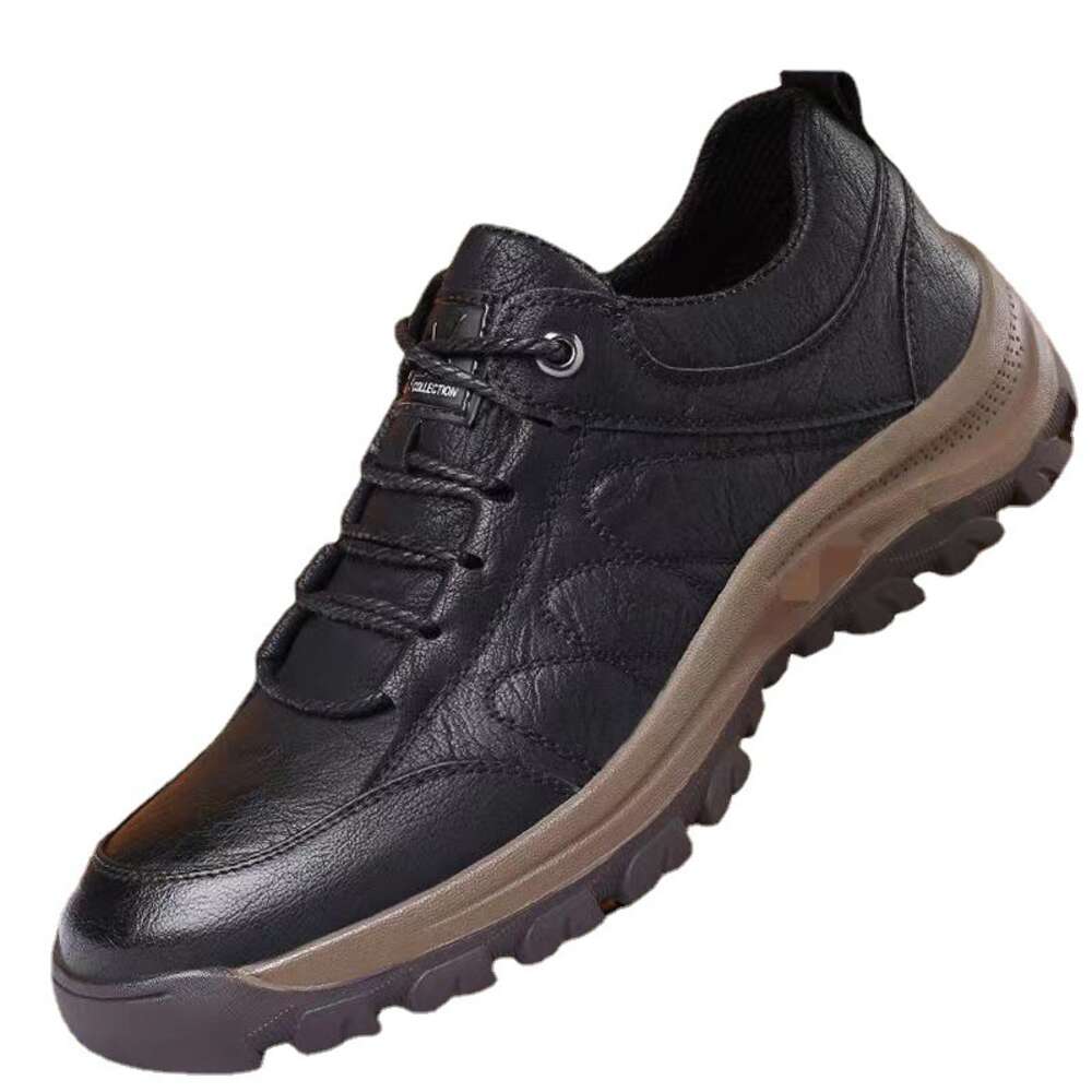 British Large New Casual Anti Slip Outdoor Mountaineering Leather Shoes Men S Ddmysaturn