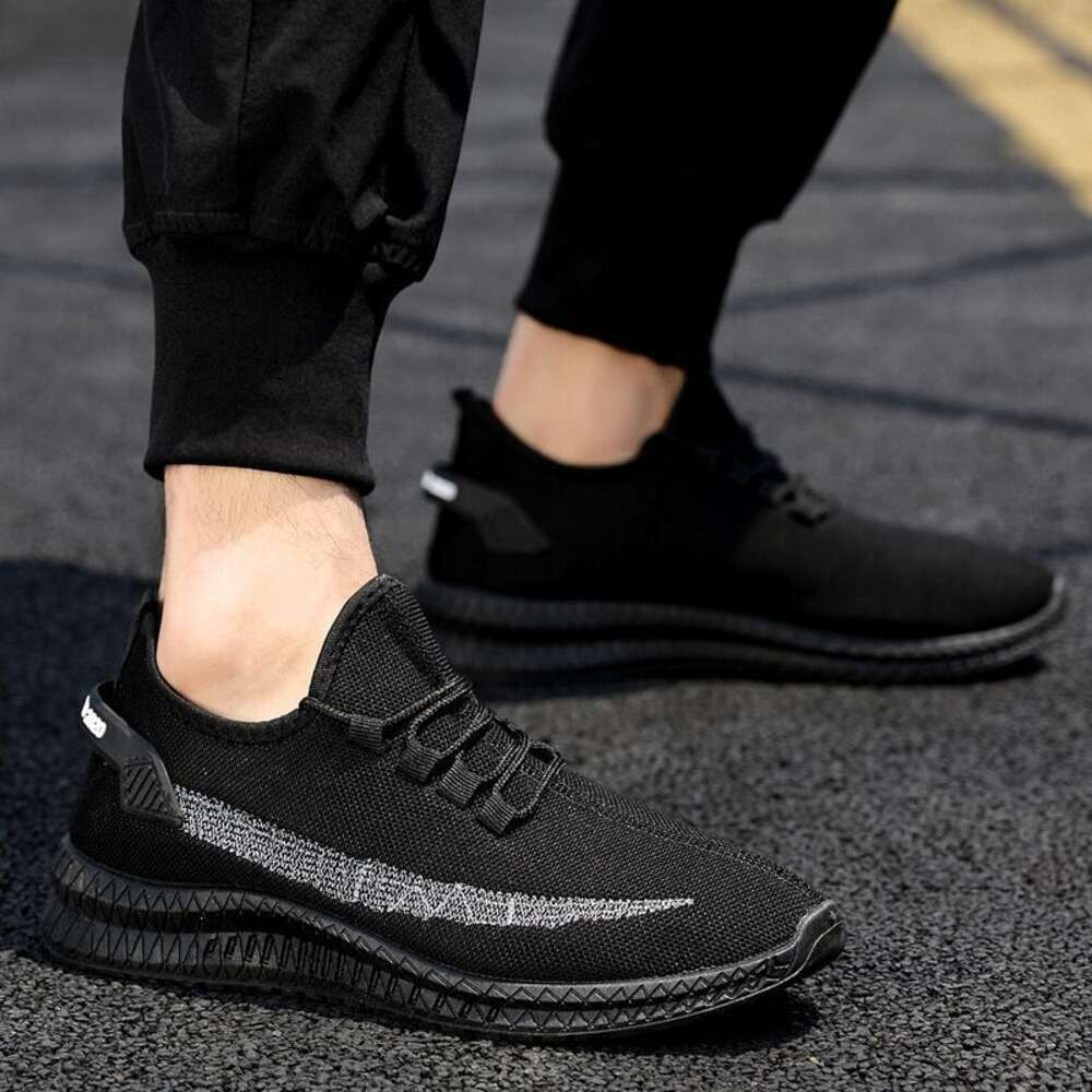 Ddmysports Sports Men S Fly Woven Versatile Summer Straight Mesh Shoes Casual Korean Version Trendy New Style OUTDOOR