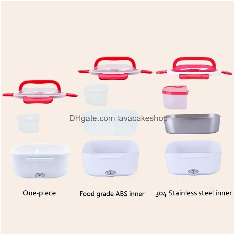 Electric Heating Lunch Box for Car/Truck/Home Portable Food Warmer Container 12V/24V/110V/220V US/EU Plug Leakproof | 2024 New